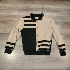 Alfred Dunner Petite Small Pullover Collared Sweater